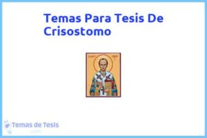 Tesis de Crisostomo: Ejemplos y temas TFG TFM