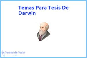 Tesis de Darwin: Ejemplos y temas TFG TFM