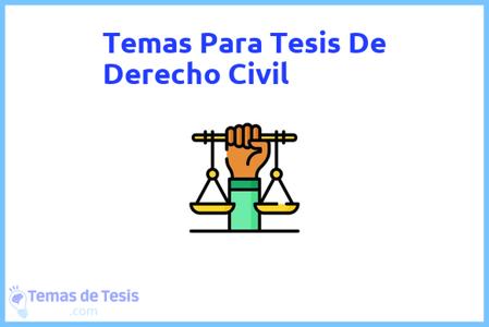 Tesis de Derecho Civil: Ejemplos y temas TFG TFM