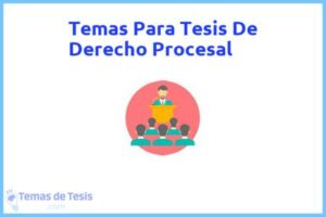 Tesis de Derecho Procesal: Ejemplos y temas TFG TFM