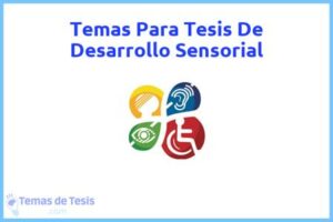 Tesis de Desarrollo Sensorial: Ejemplos y temas TFG TFM