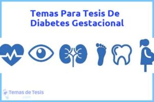 Tesis de Diabetes Gestacional: Ejemplos y temas TFG TFM