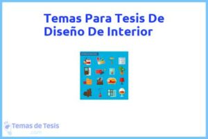 Tesis de Diseño De Interior: Ejemplos y temas TFG TFM