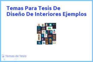 Tesis de Diseño De Interiores Ejemplos: Ejemplos y temas TFG TFM