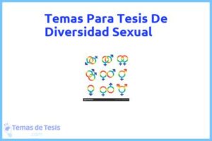Tesis de Diversidad Sexual: Ejemplos y temas TFG TFM