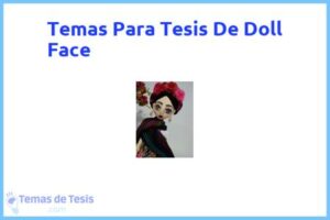 Tesis de Doll Face: Ejemplos y temas TFG TFM
