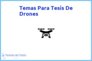 Tesis de Drones: Ejemplos y temas TFG TFM
