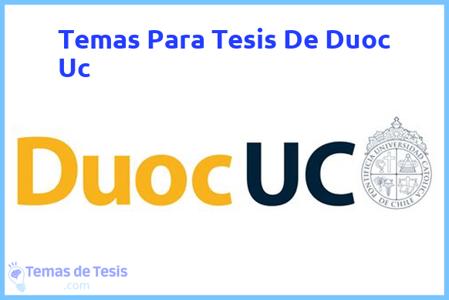 temas de tesis de Duoc Uc, ejemplos para tesis en Duoc Uc, ideas para tesis en Duoc Uc, modelos de trabajo final de grado TFG y trabajo final de master TFM para guiarse
