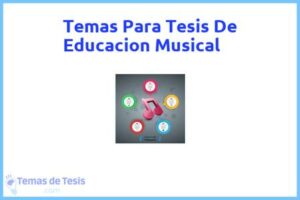 Tesis de Educacion Musical: Ejemplos y temas TFG TFM