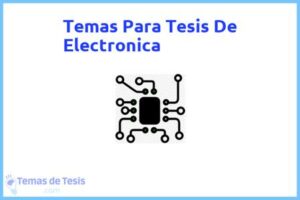 Tesis de Electronica: Ejemplos y temas TFG TFM