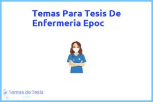 Tesis de Enfermeria Epoc: Ejemplos y temas TFG TFM
