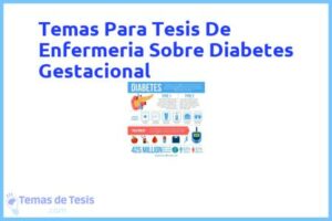 Tesis de Enfermeria Sobre Diabetes Gestacional: Ejemplos y temas TFG TFM