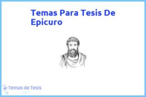 Tesis de Epicuro: Ejemplos y temas TFG TFM