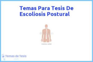 Tesis de Escoliosis Postural: Ejemplos y temas TFG TFM