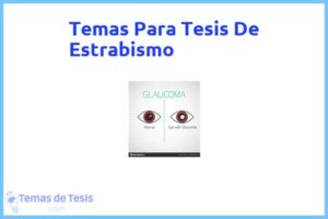 Tesis de Estrabismo: Ejemplos y temas TFG TFM