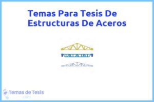 Tesis de Estructuras De Aceros: Ejemplos y temas TFG TFM