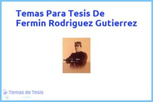 Tesis de Fermin Rodriguez Gutierrez: Ejemplos y temas TFG TFM