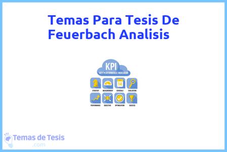 Tesis de Feuerbach Analisis: Ejemplos y temas TFG TFM