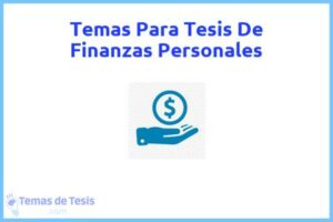 Tesis de Finanzas Personales: Ejemplos y temas TFG TFM