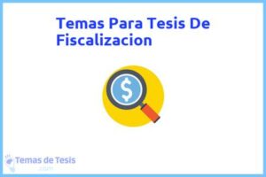 Tesis de Fiscalizacion: Ejemplos y temas TFG TFM