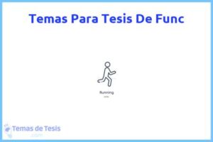 Tesis de Func: Ejemplos y temas TFG TFM