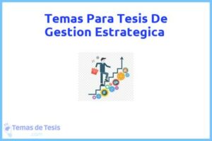Tesis de Gestion Estrategica: Ejemplos y temas TFG TFM