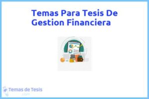 Tesis de Gestion Financiera: Ejemplos y temas TFG TFM