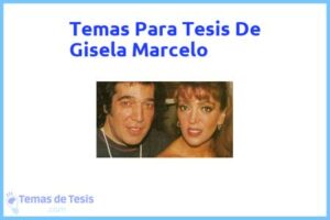 Tesis de Gisela Marcelo: Ejemplos y temas TFG TFM