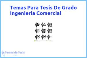 Tesis de Grado Ingeniería Comercial: Ejemplos y temas TFG TFM