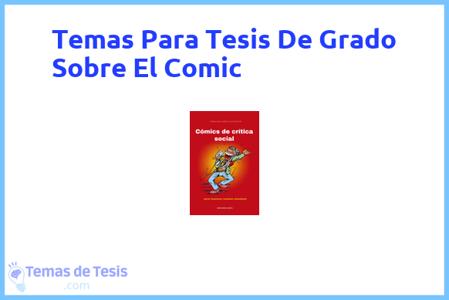 Tesis de Grado Sobre El Comic: Ejemplos y temas TFG TFM