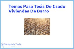 Tesis de Grado Viviendas De Barro: Ejemplos y temas TFG TFM