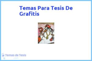 Tesis de Grafitis: Ejemplos y temas TFG TFM
