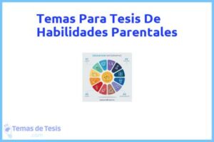 Tesis de Habilidades Parentales: Ejemplos y temas TFG TFM