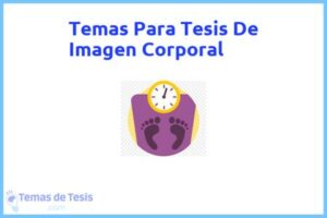Tesis de Imagen Corporal: Ejemplos y temas TFG TFM