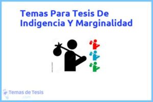 Tesis de Indigencia Y Marginalidad: Ejemplos y temas TFG TFM