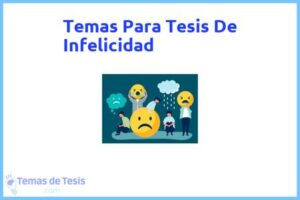 Tesis de Infelicidad: Ejemplos y temas TFG TFM