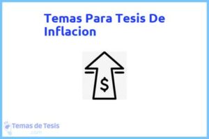 Tesis de Inflacion: Ejemplos y temas TFG TFM