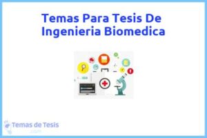 Tesis de Ingenieria Biomedica: Ejemplos y temas TFG TFM