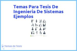 Tesis de Ingenieria De Sistemas Ejemplos: Ejemplos y temas TFG TFM