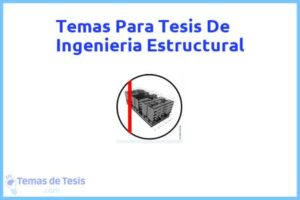 Tesis de Ingenieria Estructural: Ejemplos y temas TFG TFM