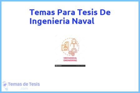 Tesis de Ingenieria Naval: Ejemplos y temas TFG TFM