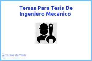 Tesis de Ingeniero Mecanico: Ejemplos y temas TFG TFM