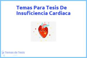 Tesis de Insuficiencia Cardiaca: Ejemplos y temas TFG TFM