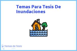 Tesis de Inundaciones: Ejemplos y temas TFG TFM