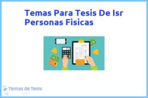 Tesis de Isr Personas Fisicas: Ejemplos y temas TFG TFM