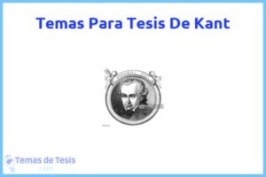 Tesis de Kant: Ejemplos y temas TFG TFM