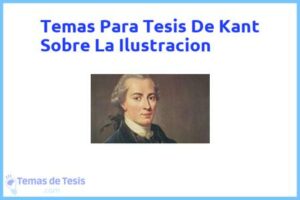 Tesis de Kant Sobre La Ilustracion: Ejemplos y temas TFG TFM