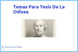 Tesis de La Odisea: Ejemplos y temas TFG TFM