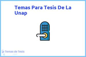 Tesis de La Unap: Ejemplos y temas TFG TFM