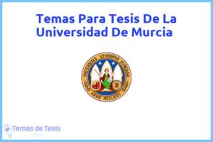 Tesis de La Universidad De Murcia: Ejemplos y temas TFG TFM